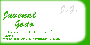 juvenal godo business card